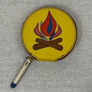 Fossil Yellow Campfire Zip Coin Purse